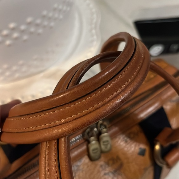 MCM Brown Boston Bag - Picture 7 of 14